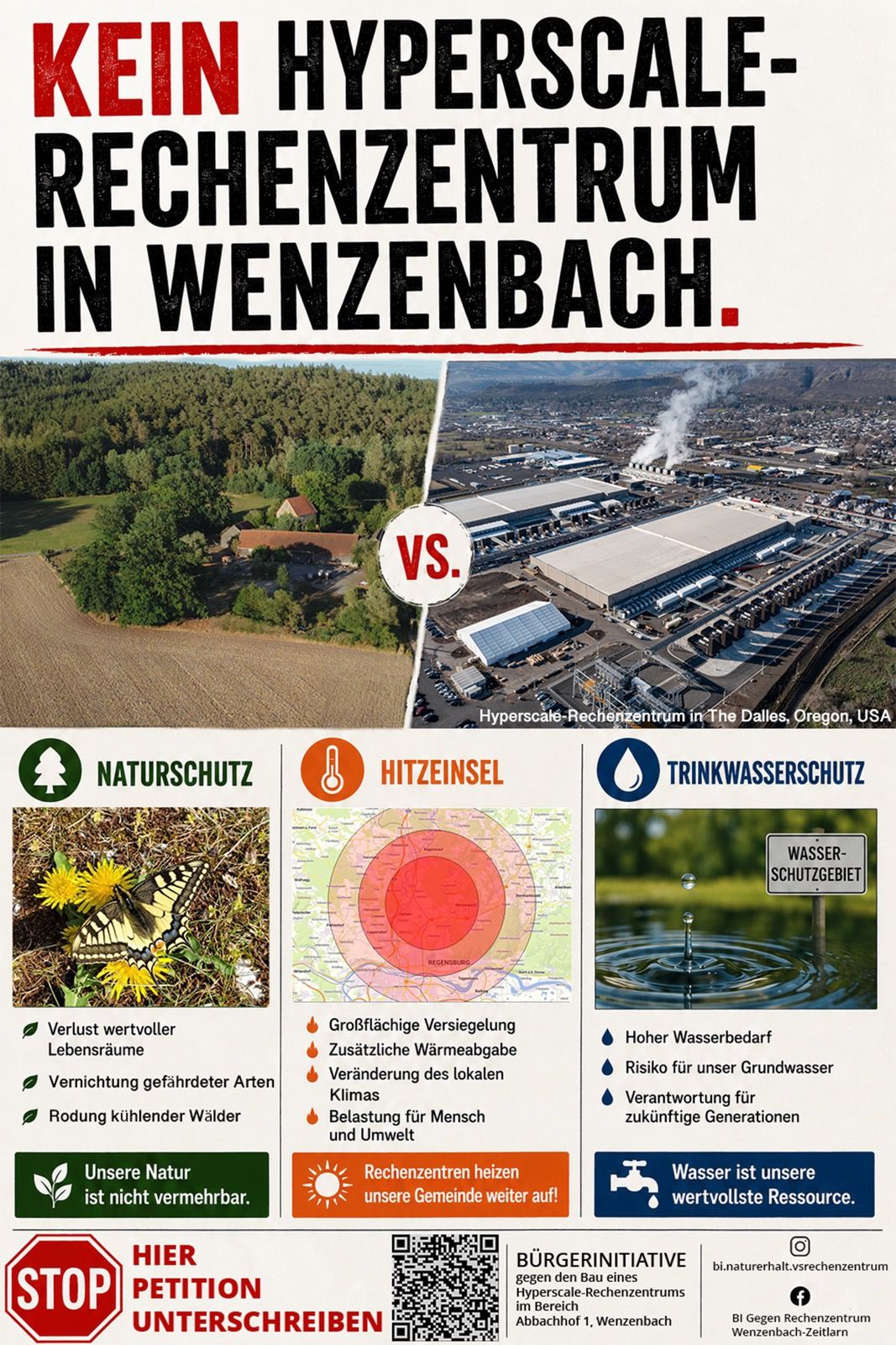 Copyroght: BI gegen den Bau eines Rechenzentrums in Wenzenbach/Zeitlarn